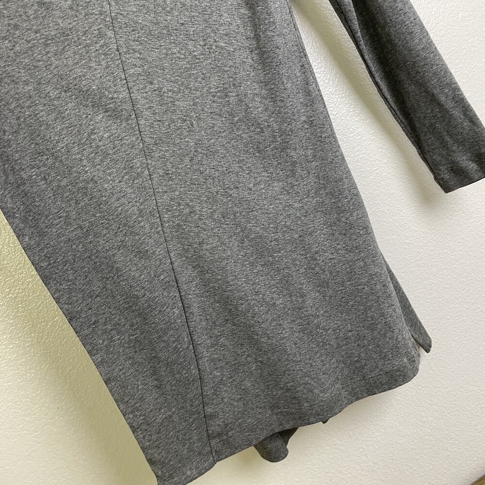 Indigenous Cardigan Womens XS Gray Organic Cotton Open Front Fair Trade Sweater - Picture 7 of 11